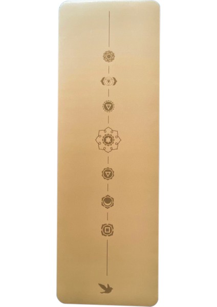 Lovelybird Tpe Üzeri Mantar Kaplama Yoga Matı 61X183CM 5mm Kalınlık.kaymaz Mat