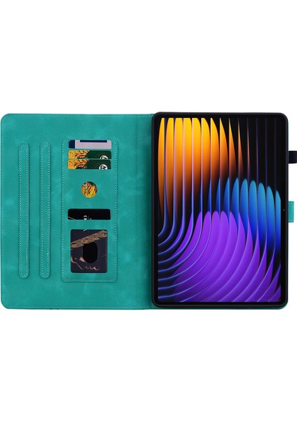 Xiaomi Pad 7 / Pad 7 Pro Için Kabartmalı Deri Kılıf (Yurt Dışından) fırsatları