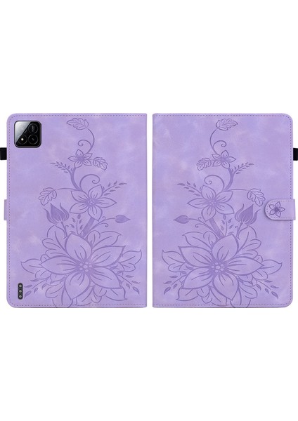 Xiaomi Pad 7 / Pad 7 Pro Için Kabartmalı Deri Kılıf (Yurt Dışından) modelleri