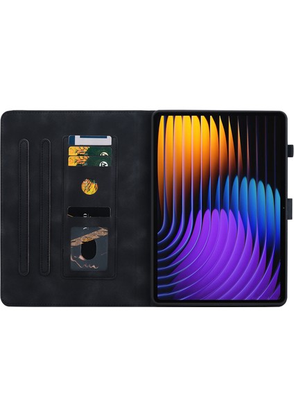 Xiaomi Pad 7 / Pad 7 Pro Için Kabartmalı Deri Kılıf (Yurt Dışından) fırsatları