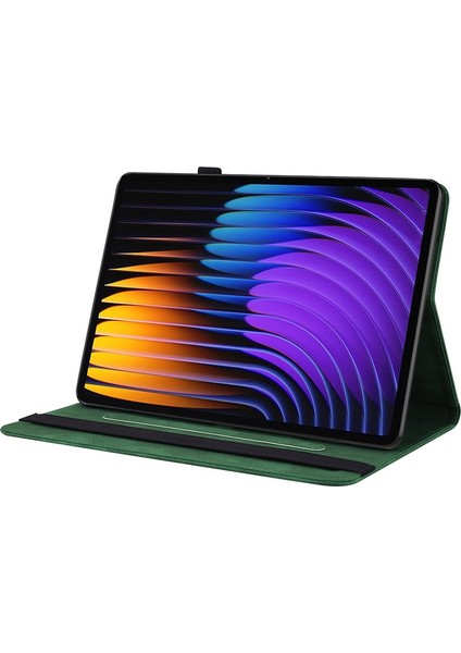 Xiaomi Pad 7 / Pad 7 Pro Için Deri Tablet Kılıfı (Yurt Dışından)