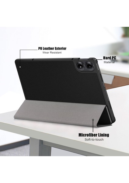 Xiaomi Redmi Pad Pro 12.1 Için Akıllı Deri Tablet Kılıfı (Yurt Dışından)