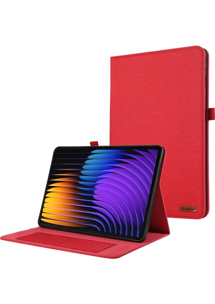 Xiaomi Pad 7/7 Pro Için Kumaş Deri Tablet Kılıfı (Yurt Dışından)