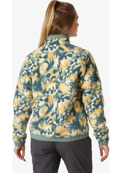 Helly Hansen W Imperial Printed Pile Snap Kadın Sarı Polar 63373-389