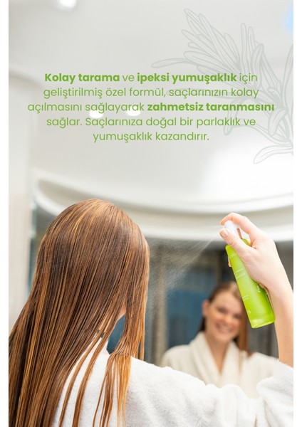 Biberiye Kolay Tarama ve Saç Bakım Sütü 100 ml