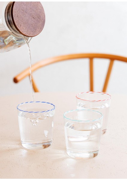 Borosilikat Su Bardağı Yeşil 320 ml BRD0132