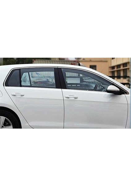 Golf 7 - 7.5 2013-2020 Içın Uyumlu Cam Çerceve Nıkelajı