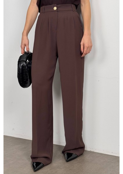 Kahverengi Oversize Ceket Pantolon Premiumtakım indirimleri