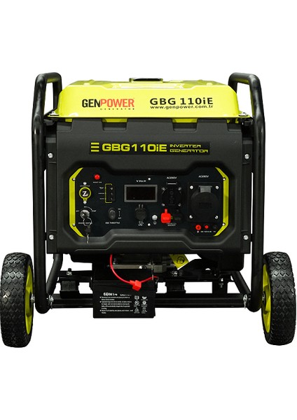 Marka Gbg 110 Ie Oto Model 11 Kva, Benzinli, Otomatik Transfer Panolu, Tekerlekli, MONOFAZE(220 Volt) Inverter Portatif Jeneratör