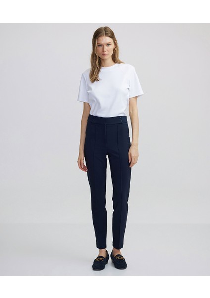 Metal aksesuarlı skinny fit pantolon IW6240003159015