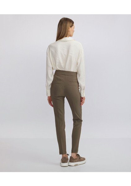 Metal aksesuarlı skinny fit pantolon IW6240003159014
