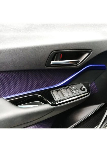 C-Hr 2016-2019 Içın Uyumlu Kapı Çıtası - Mavı