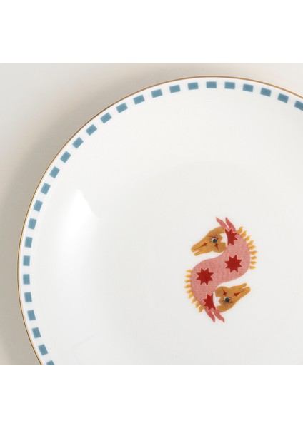 Gediz Porselen Çukur Tabak 21 cm Renkli fırsatları