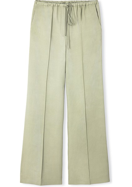 Nervür Dikişli Wide Leg Fit Pantolon indirimleri