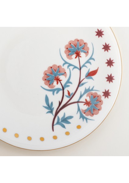 Gediz Porselen Pasta Tabağı 21 cm Renkli fırsatları