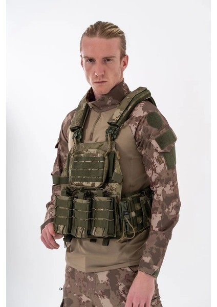 Combat Tactikal Fırtına Atak Hücum Yeleği Göbek Üstü - 202