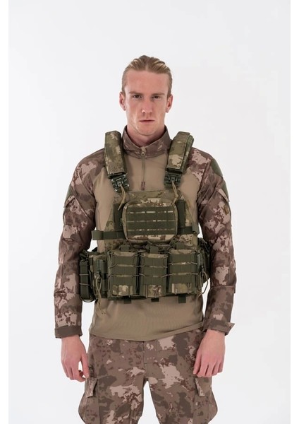Combat Tactikal Fırtına Atak Hücum Yeleği Göbek Üstü - 202