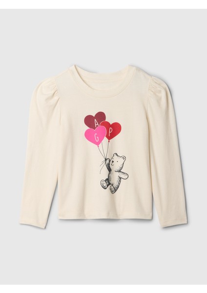 Kız Bebek Kırık Beyaz Mix And Match T-Shirt