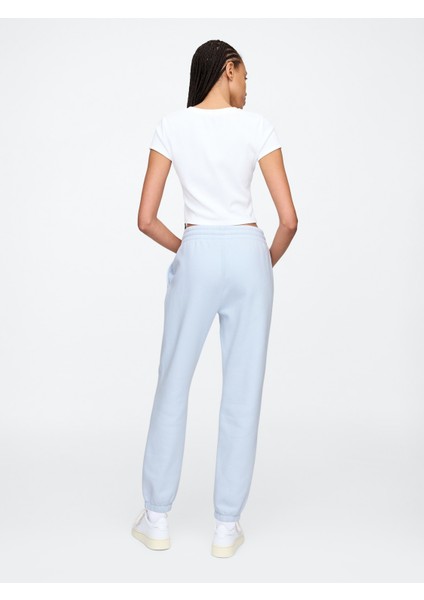Kadın Açık Mavi Gap Logo Fleece Jogger Eşofman Altı indirimleri
