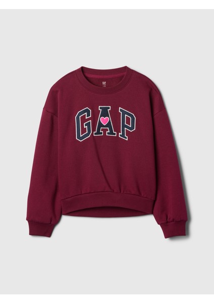 Kız Çocuk Bordo Vintage Soft Sweatshirt fiyatları