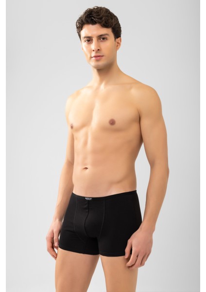 Erkek Modal Likralı Düz Boxer 1113 Siyah fiyatları