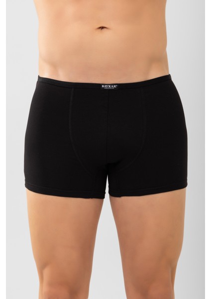 Erkek Modal Likralı Düz Boxer 1113 Siyah fırsatları