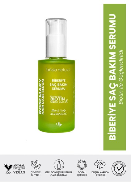 Biberiye Yağı ve Biotin Complex Yıpranmış Saçlar Için Güçlendirici Saç Bakım Serumu 50 ml