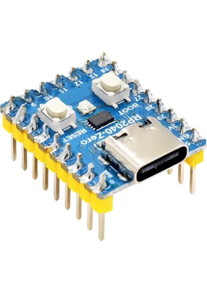 RP2040-ZERO Lehimli Raspberry Pi Geliştirme Kartı