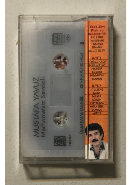 Mustafa Yavuz - Merhametsiz Sevdalı Kaset fiyatları