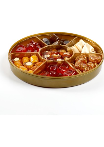 El Yapımı Karışık Akide Şekeri 400 gr Yuvarlak Kutu