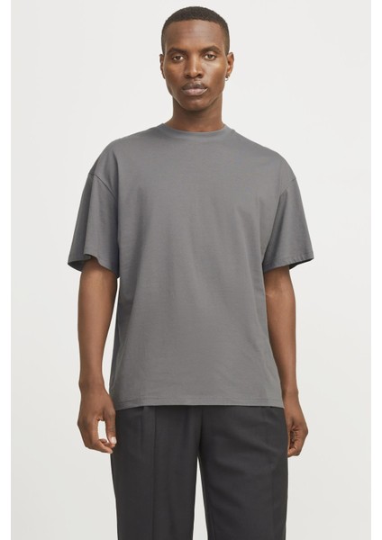 Jjebradley Tee Ss O-Neck Noos Gri 12249319