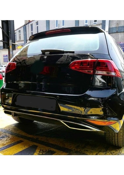 Golf 7 2013-2017 Içın Uyumlu Dıfuzor Parlak Sıyah
