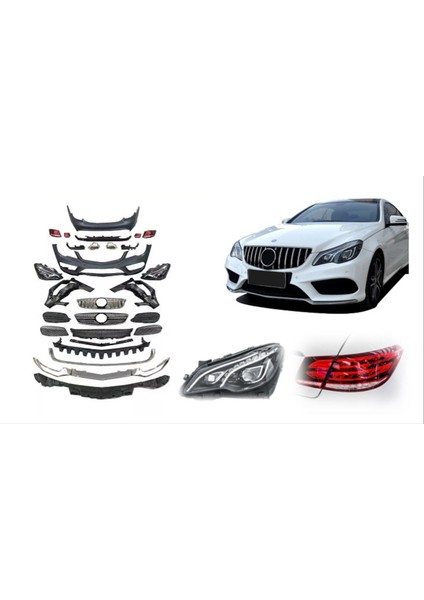 W207 Coupe E 2010-2012 Için 2013+ Facelıft Body Kıt