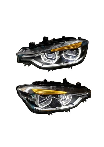F30 3 Serısı Içın Uyumlu Lcı (Makyajlı) LED Far (Halojen Fara Uyumlu)