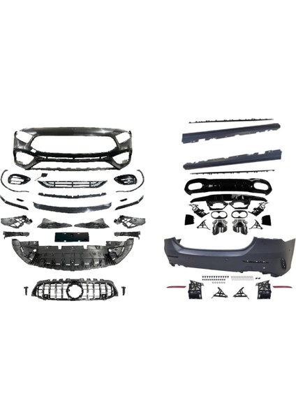 W177 2018+ A Serısı Sedan Içın Uyumlu A45 Body Kıt (Arka Tamponlu Set)