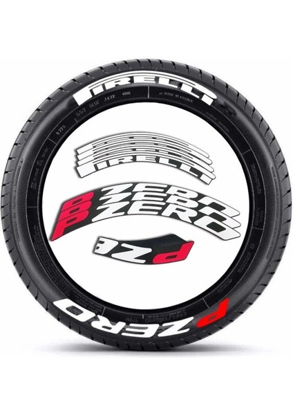 Pvc Kauçuk Pirelli Lastik Yazısı