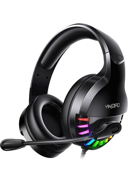 Kablosuz Kulaklıklar Bluetooth Kulaklık Stereo Oyun Kulaklık Siyah A (Yurt Dışından)