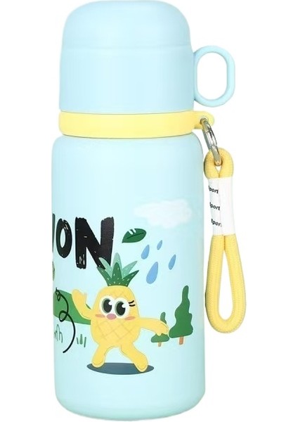 Taşınabilir 316 Paslanmaz Çelik Çocuk Termos Kupa Açık Askılı Su Bardağı (Yurt Dışından)