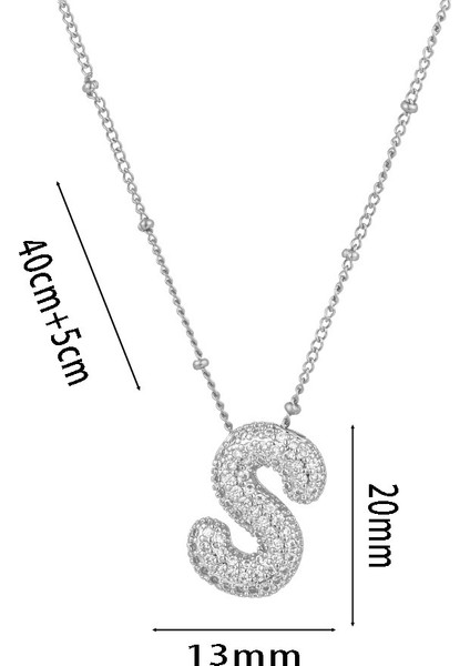 Ingilizce Mektup Kolye Kolye (Yurt Dışından)