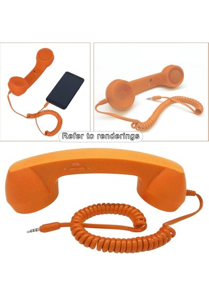 Cep Telefon Ahizesi 3.5mm - Turuncu (Yurt Dışından)