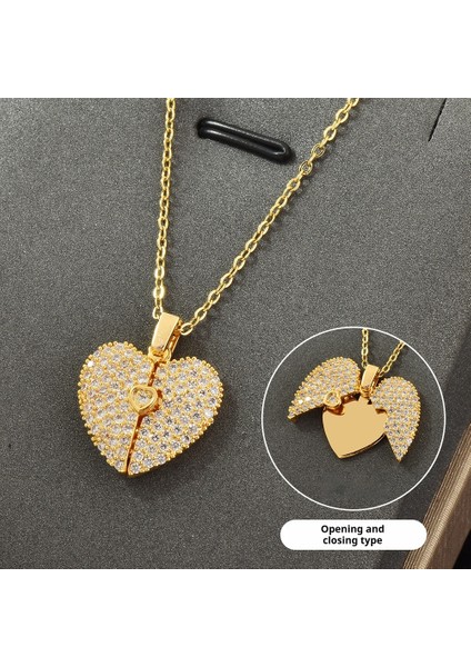Kadınlar Için Moda Açık Kalp Kolye (Yurt Dışından)