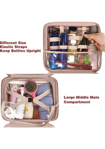 Kadın Moda Saklama Çantası Seyahat Taşınabilir Kozmetik Çantası Yıkama Çantası Saklama Çantası (Yurt Dışından) fırsatları