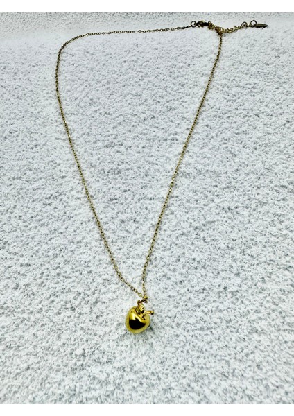 Celeste Shine Vıp Elma Uç Detay Kararmaz Çelik Kolye fırsatları