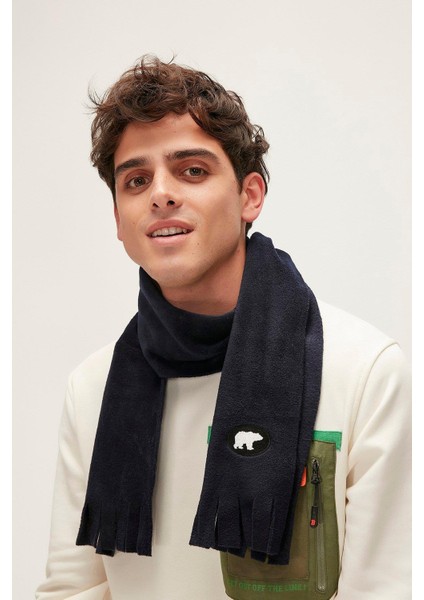 Standart Kalıp Lacivert Erkek Atkı - 21.02.43.001_BADMAN Scarf