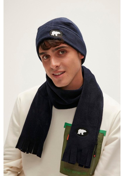 Standart Kalıp Lacivert Erkek Atkı - 21.02.43.001_BADMAN Scarf fiyatları