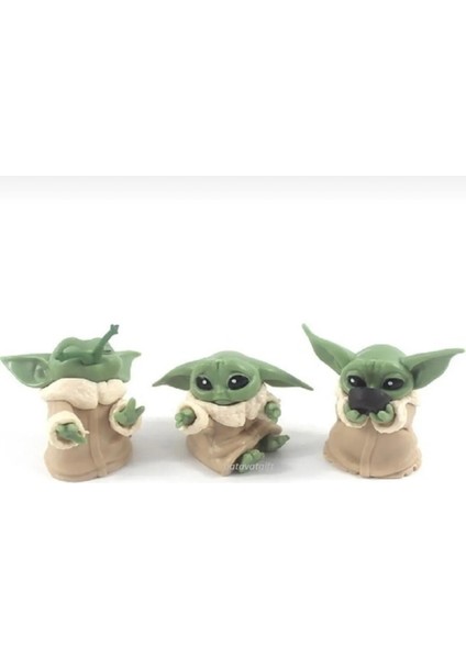 Baby Yoda Star Action Figür 6lı Set