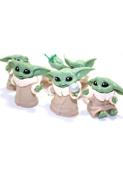 Baby Yoda Star Action Figür 6lı Set