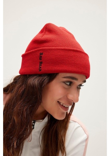 Label Beanıe Crımsonred