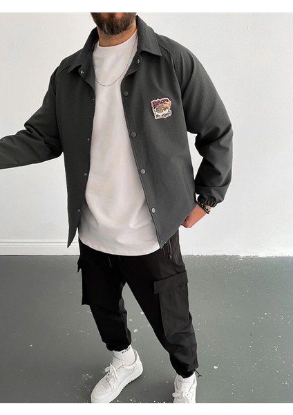 Füme Gofreli Mevsimlik Ceket