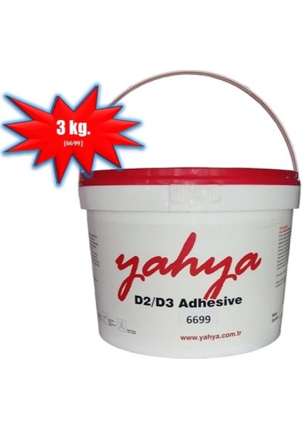 Beyaz D2-D3 Tutkal 3 kg (KOD:6699)